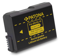 Nikon EN-EL14 Akku: CoolPix P7000-P7800 D5100-D5600 D3100-D3500 4 m Patona Nikon EL14 f56